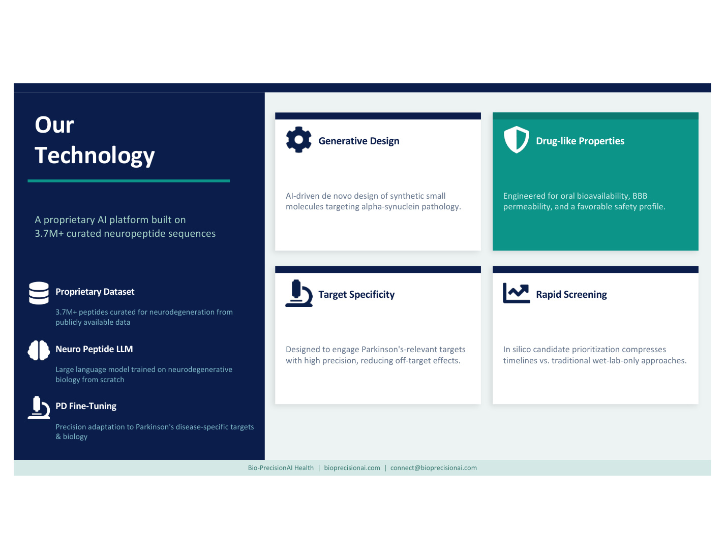 BioPrecisionAI pitch deck slide 3